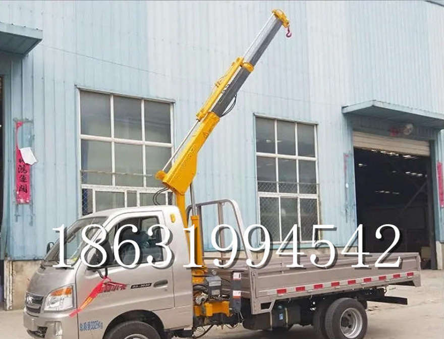 拉萨市车载吊机船用小型车载吊机 多功能液压伸缩吊吊水泥那里有12V液压车载吊